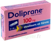 Doliprane 100 Mg Suppositoires Sécables 2plq/5 (10) à VILLEFONTAINE