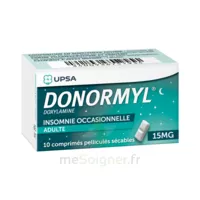 Donormyl 15 Mg Comprimés Pelliculés Sécables T/10 à VILLEFONTAINE