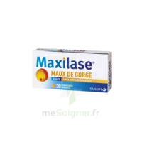 Maxilase Alpha-amylase 3000 U Ceip Comprimés Enrobés Maux De Gorge B/30 à VILLEFONTAINE