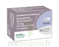 Doxylamine Teva Conseil 15 Mg, Comprimé Pelliculé Sécable à VILLEFONTAINE