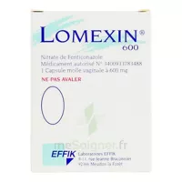 Lomexin 600 Mg Caps Molle Vaginale Plq/1 à VILLEFONTAINE