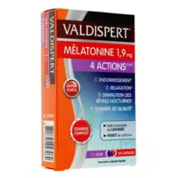 Valdispert Melatonine 1,9 Mg 4 Actions Comprimés B/30 à VILLEFONTAINE