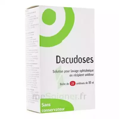 Dacudoses Solution Pour Lavement Ophtalmologique 24unid/10ml à VILLEFONTAINE