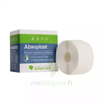 Absoplast Bande Adhésive élastique 2,5 M X 3 Cm